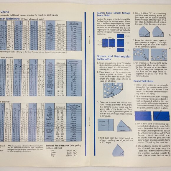 Vintage 1980 Instant Interiors Table Toppings Pattern Book Runners Cloth Napkins - Picture 3 of 5